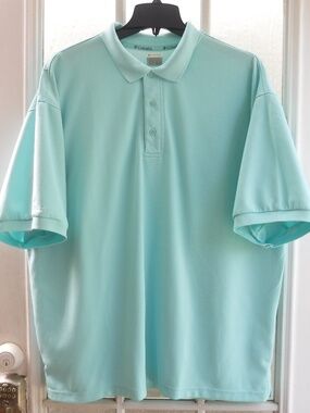 Columbia PFG Blue Color Short Sleeve Collared Shirt